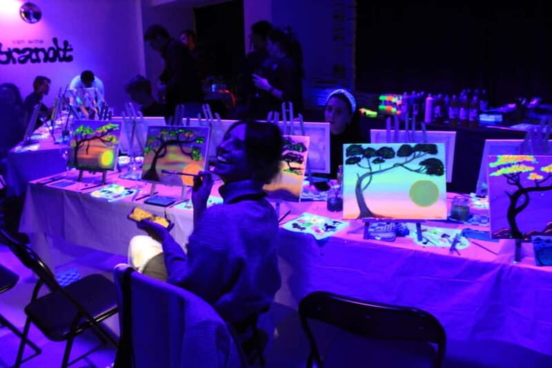 London: Paint and Sip in the Dark with Bottomless Drinks - Price and value at around $50: what you’re really paying for