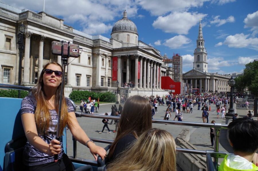 London: Panoramic Open-Top Bus Tour - Live guide moments: when John, Tim, Alex, or Andy makes the ride click