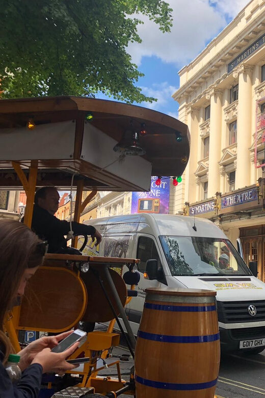 London: Piccadilly and Soho Beer Bike Tour - Onboard Driver and Host/Barista: The Real Heart of the Tour