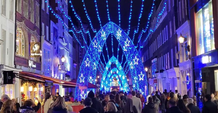 London: Private Christmas Lights and Markets Walking Tour - London Christmas lights: why this Covent Garden to Piccadilly Circus route works