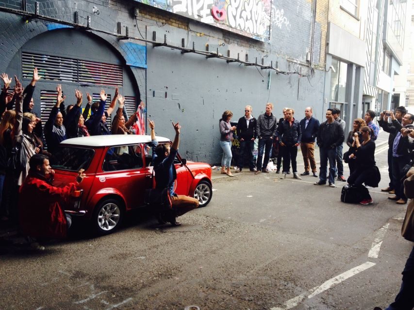London: Private Panoramic 2-Hour Tour in a Classic Car - Leake Street Tunnel street art: the photo stop that feels like London