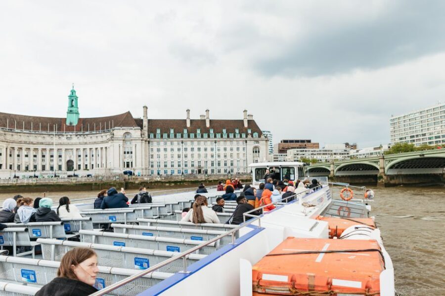 London: River Thames Hop-On Hop-Off Sightseeing Cruise - London Eye Pier to South Bank: The Photos Get Easier Here