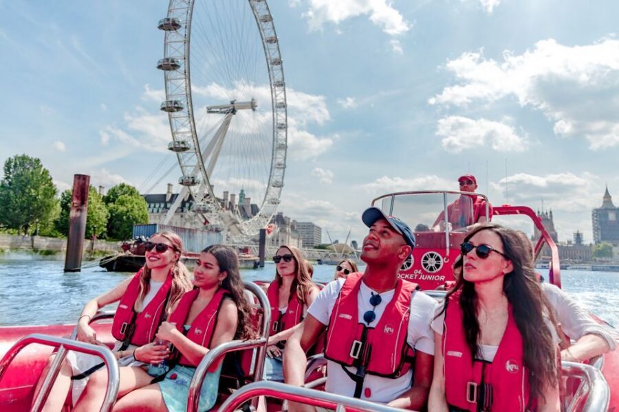 London: River Thames Speed Boat Tour - The Comedian Guide Formula: History with Punchlines