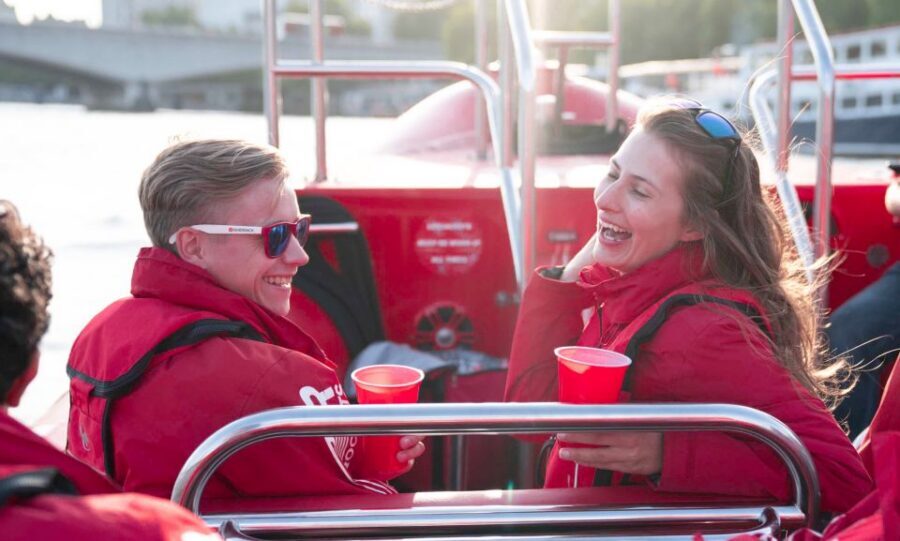 London: River Thames Sunset Speedboat Experience with Drink - Seasonal drink included: what to plan for food and timing