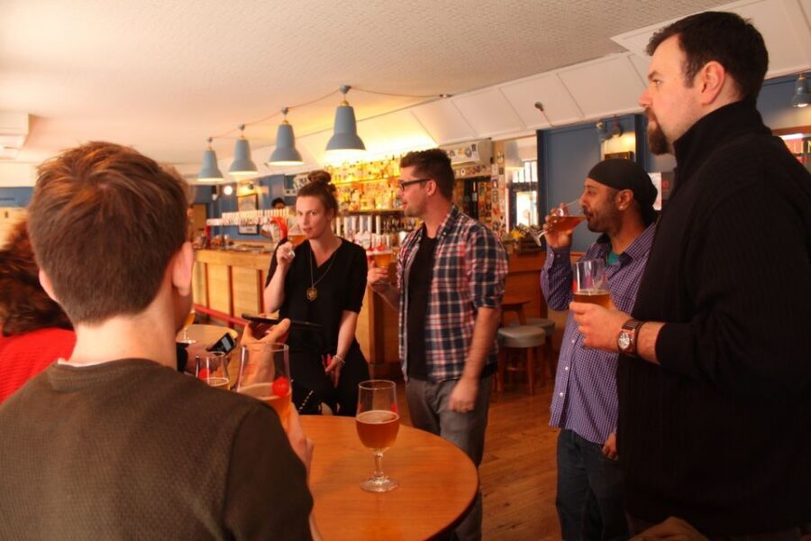 London: Secret Beer Tour - Stop 3: The microbrewery stop where beer comes from the tank