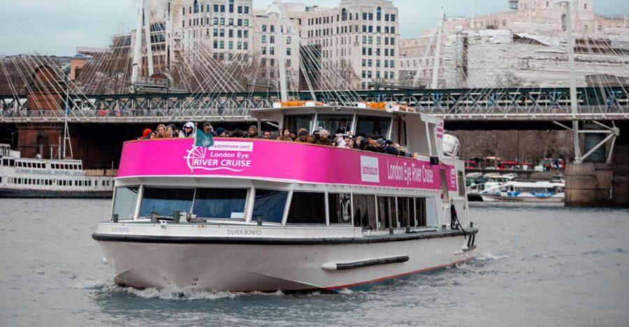 London: Thames River Cruise with Optional London Eye Ticket - Meeting at London Eye Pier: start fast, waste less time