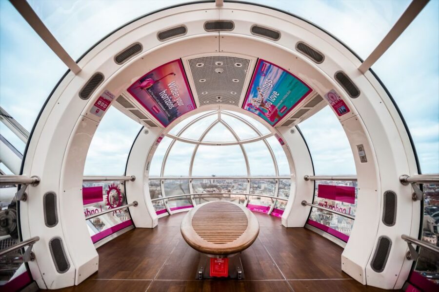 London: The London Eye Entry Ticket - London Eye Quick Orientation: 135 Meters Over the Thames