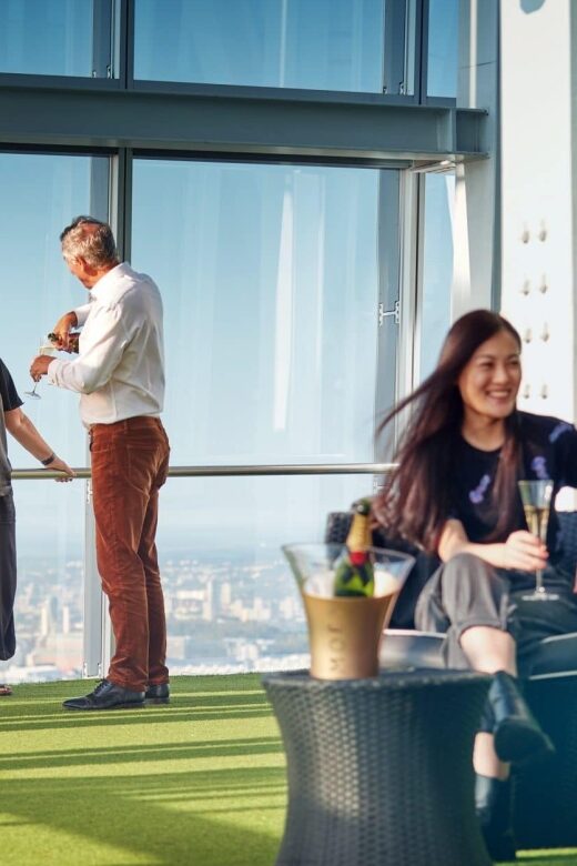 London: The Shard Entry Ticket with Champagne - 72nd-floor champagne: how to make the included drink count