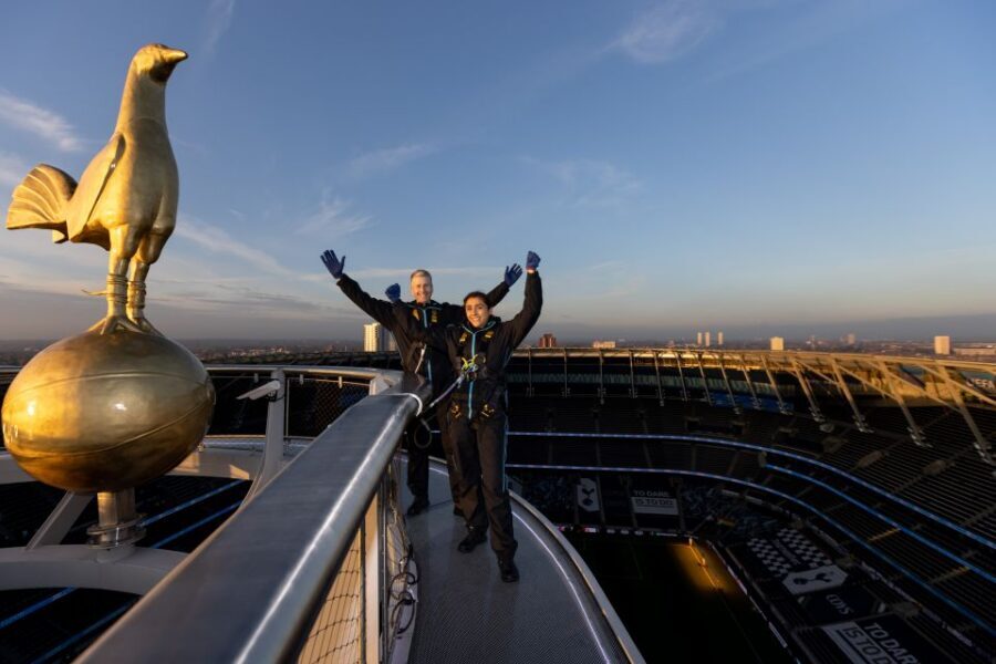 London: Tottenham Hotspur Stadium Skywalk Experience - Dare Skywalk Basecamp at Tottenham: suit up and get your safety briefing
