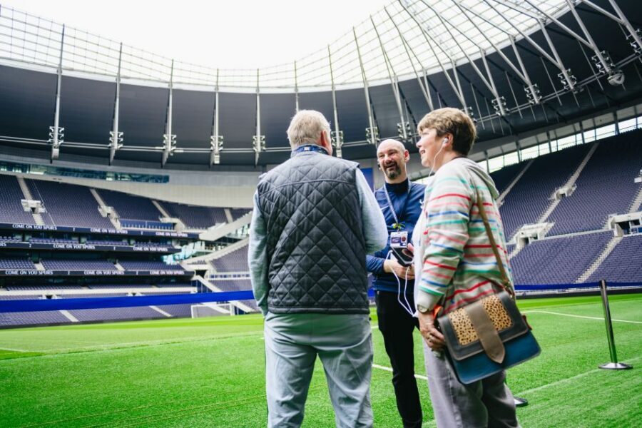 London: Tottenham Hotspur Stadium Tour - Retractable Pitch Theatre: Watching the Stadium Change Its Mind