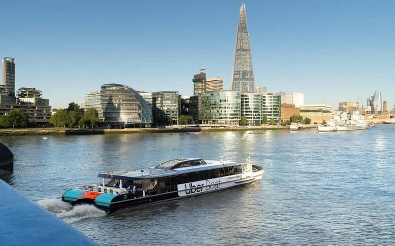 London: Uber Boat by Thames Clippers Return River Ticket - The Eastward stretch: Canary Wharf and Greenwich on a single day plan