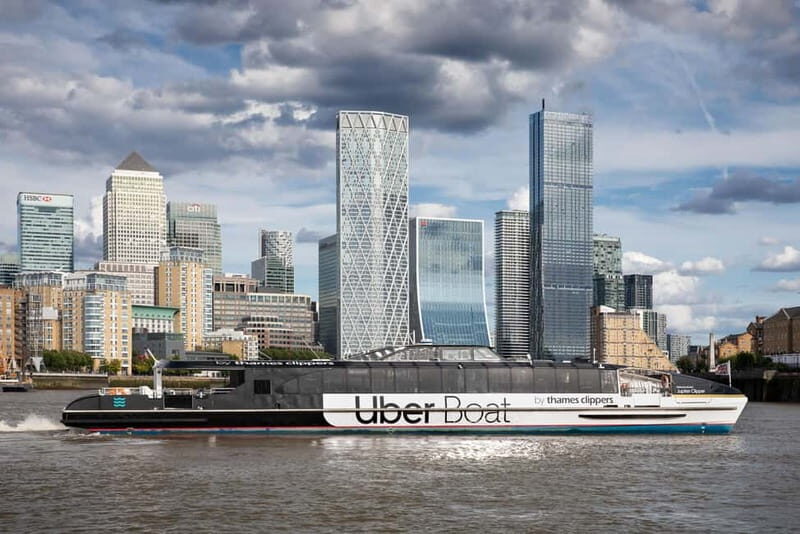 London: Uber Boat by Thames Clippers Return River Ticket - Food and photos: simple rules that make the ride better