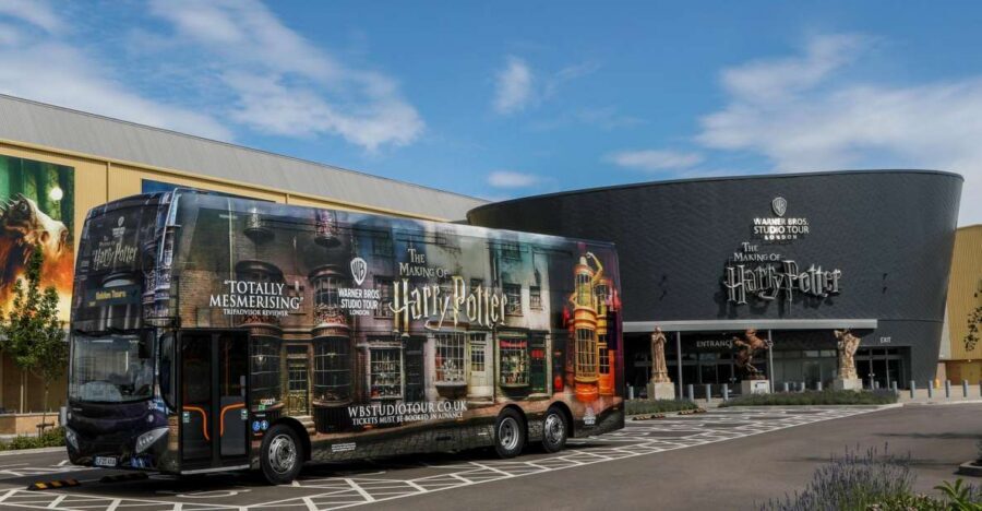London: Warner Bros. Studio Harry Potter Tour & Branded Bus - The studio cafe and shopping reality check