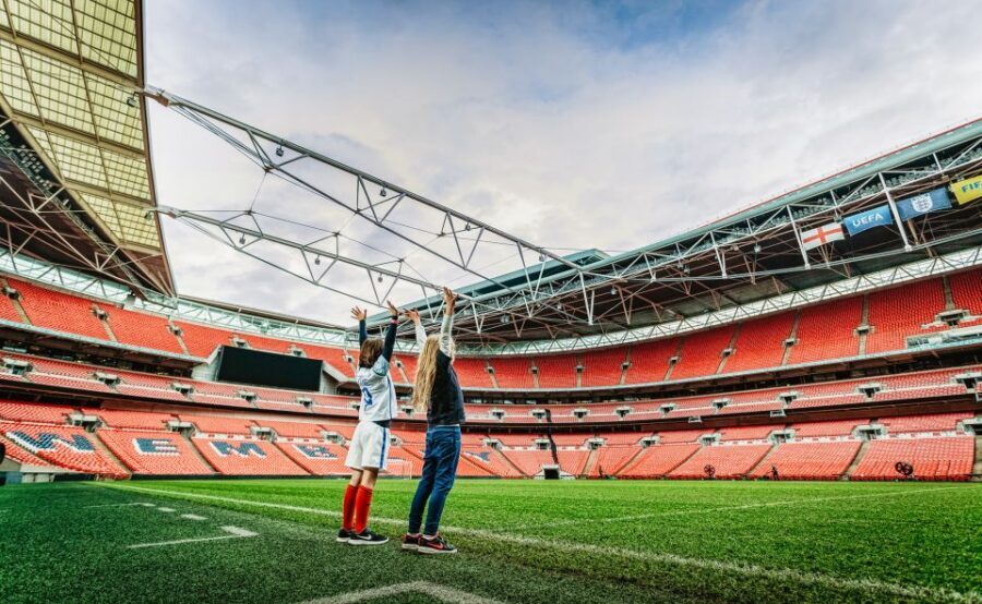 London: Wembley Stadium Guided Tour - Trophy Winners Steps and the Crossbar Exhibition Moment
