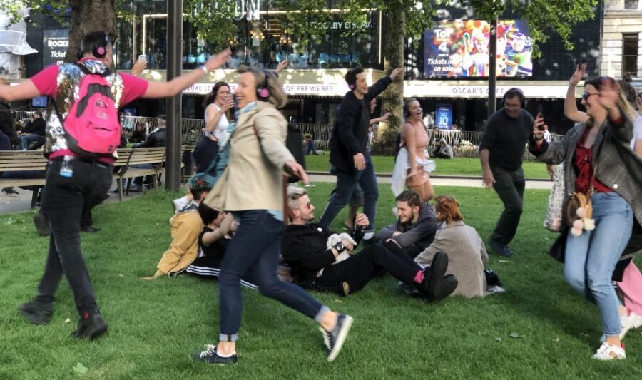 London West End Musical Silent Disco Walking Tour Top 1% - Cambridge Theatre and the final stretch back