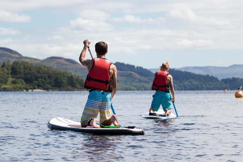 Luss: Loch Lomond Paddleboard Hire - The on-land instruction: you learn first, then you go