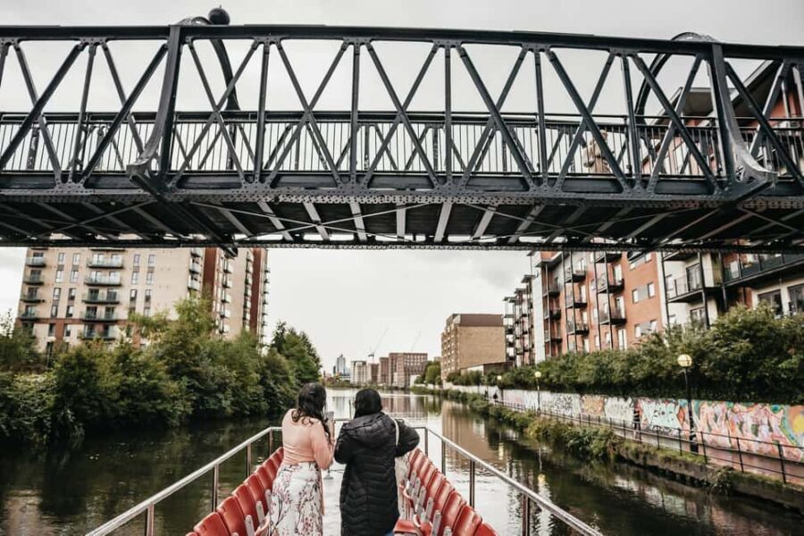 Manchester: Canal & River Cruise - Entering Salford Quays: the easiest start point in Manchester