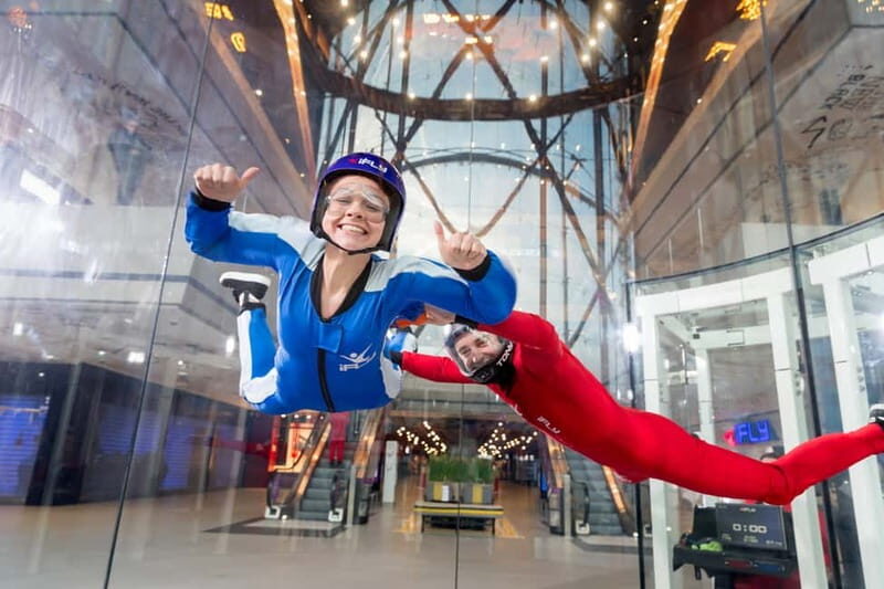 Manchester: iFLY Indoor Skydiving Ticket - Entering the iFLY Manchester wind tunnel on the right schedule