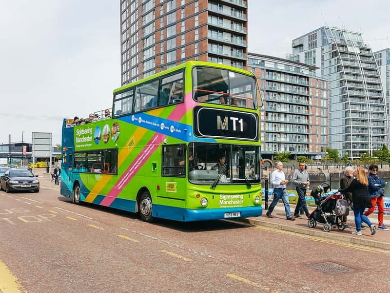 Manchester: Sightseeing Bus Tour - The ride itself: open-top sightseeing plus recorded audio and Wi-Fi