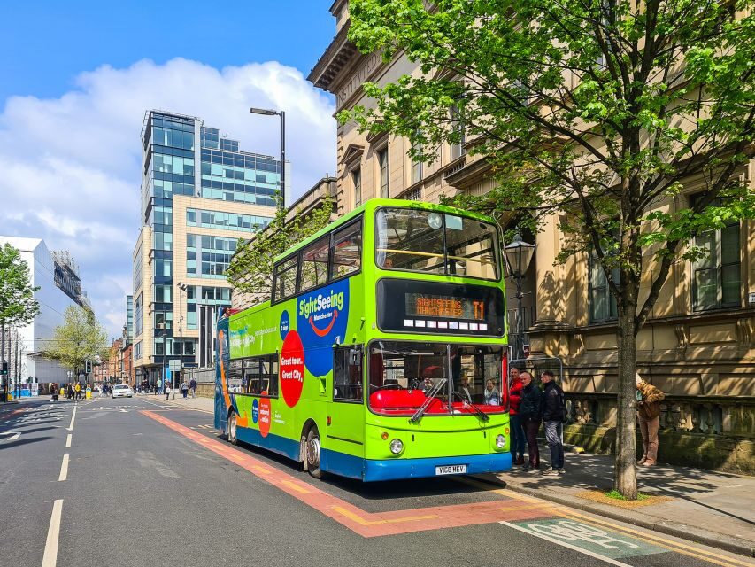 Manchester: Sightseeing Bus Tour - MediaCityUK from the bus: BBC and ITV studio area