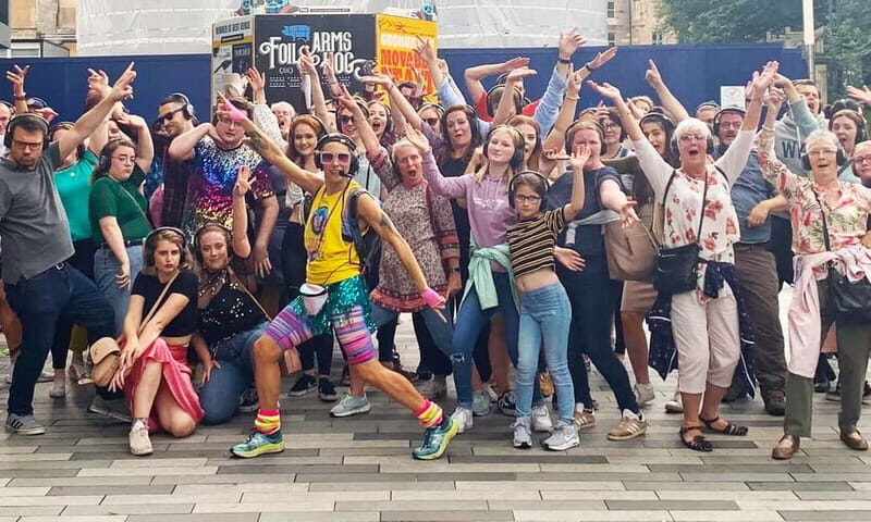 Newcastle: Silent Disco Adventure Tour - How the Silent Disco Headsets Change Newcastle Streets