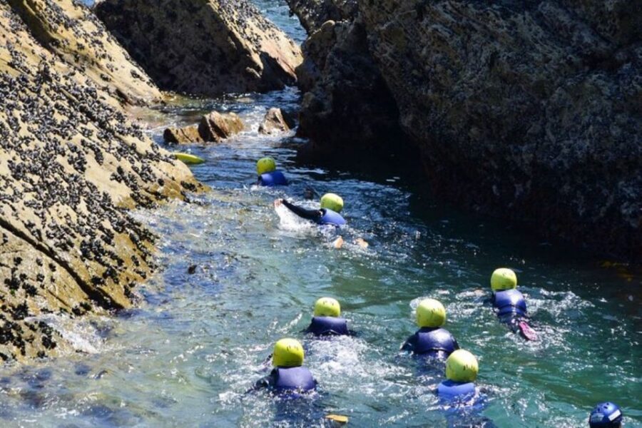 Newquay: Coasteering - Gear-up to clean-up: small group coaching plus heated showers