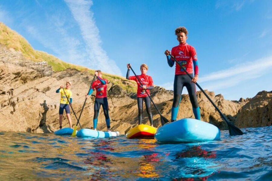 Newquay: Paddleboarding Lesson & Tour - The Rocky Slope Launch: Getting Your Balance Fast