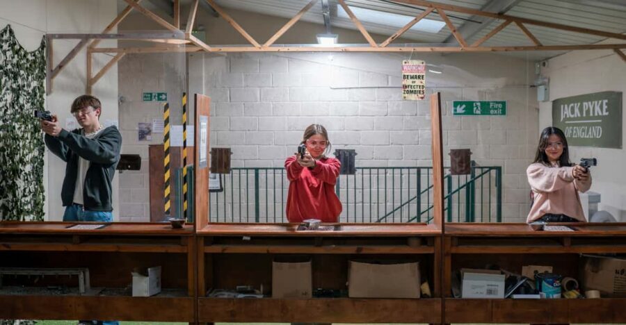 Newton Abbot: Rifle, Pistol and Simulator Combo Package - What You Get Included: Lane Time, Targets, and How Guns Work Here