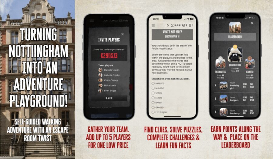 Nottingham: City Walking Tour & Exploration Game - How the Go Quest Adventures App Changes a City Walk Into a Game