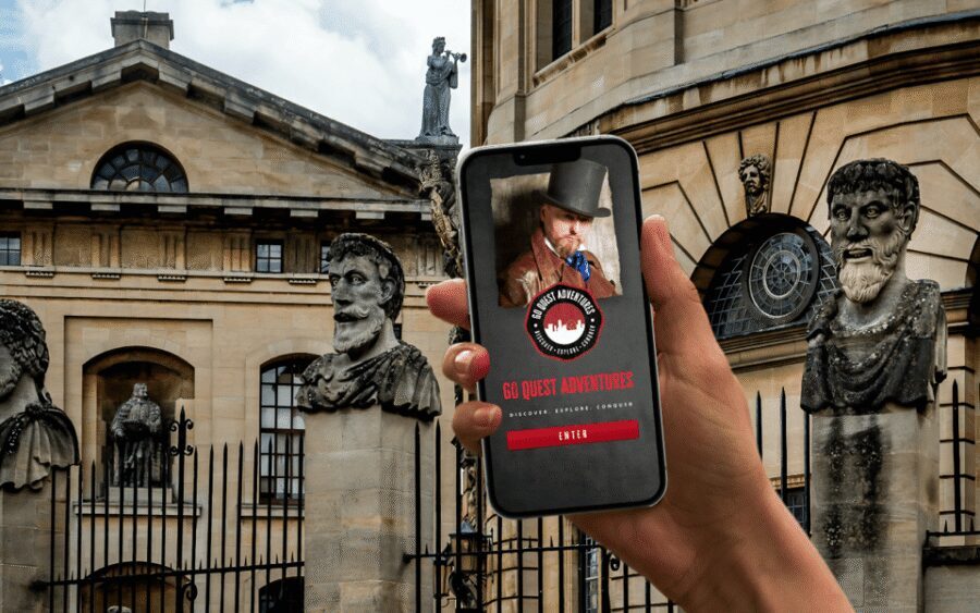 Oxford: City Tour & Exploration Game - Town Hall to Two Miles of Clues: How the App Quest Works