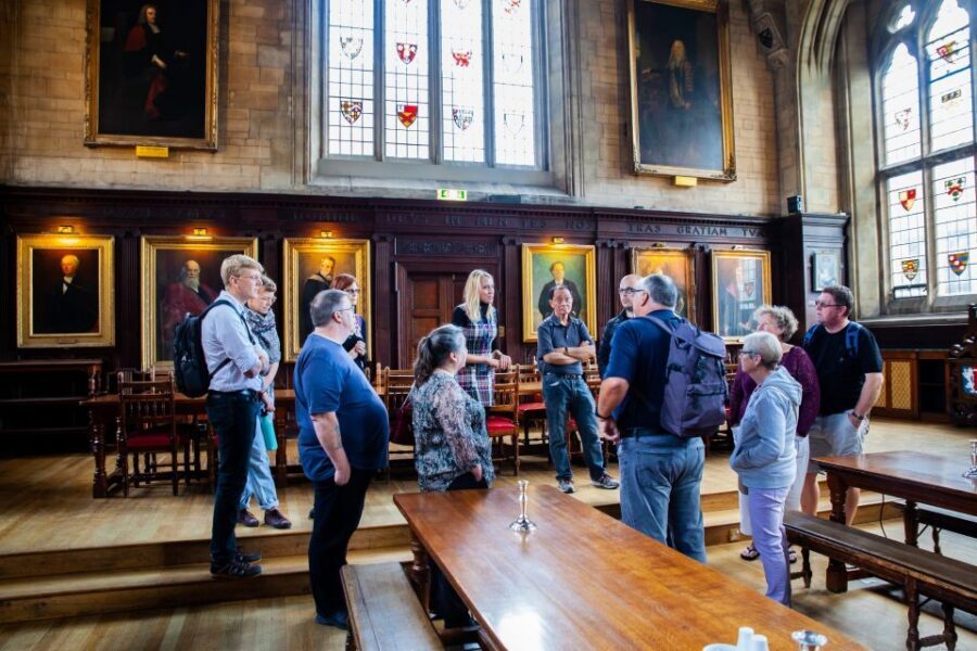 Oxford: University Walking Tour with Christ Church Visit - Magdalen College lawns and the tortoise race story