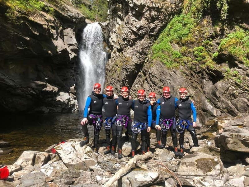 Perthshire: Discover Bruar Canyoning Experience - The canyoning moves: jumps, slides, abseils, and zipline-style thrills
