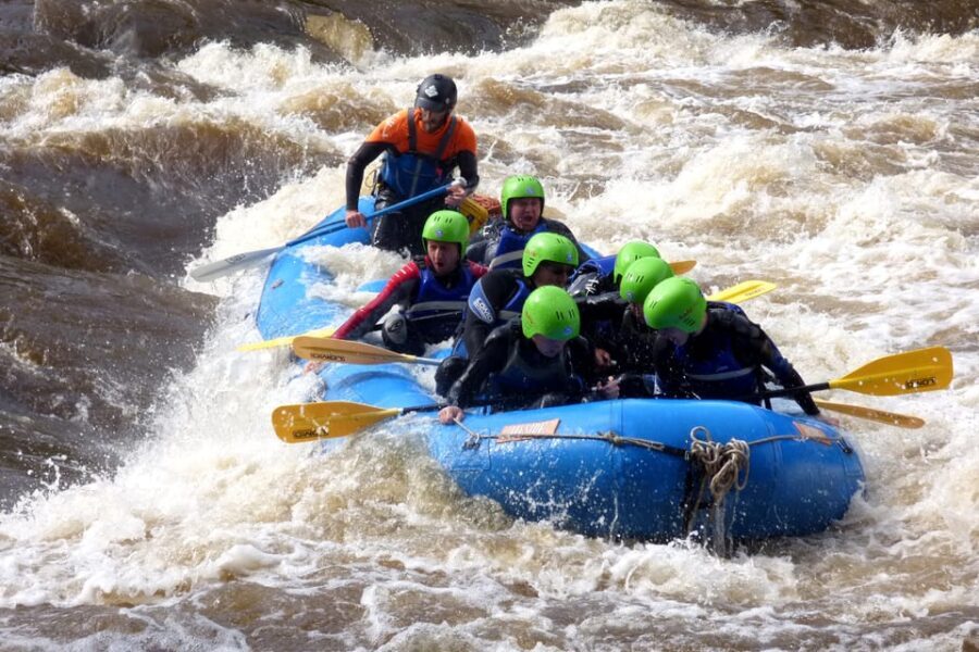 Pitlochry, Scotland: Summer White Water Rafting Tour - The finale: the 18-foot, two-tier grade 4 rapid