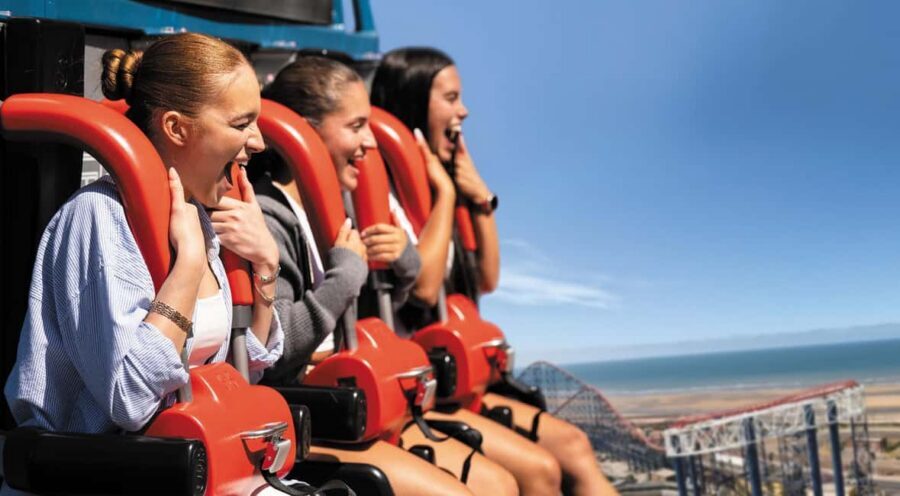 Pleasure Beach Entry Ticket - Family-friendly rides for kids: Tea Cups, Ghost Train, and classics