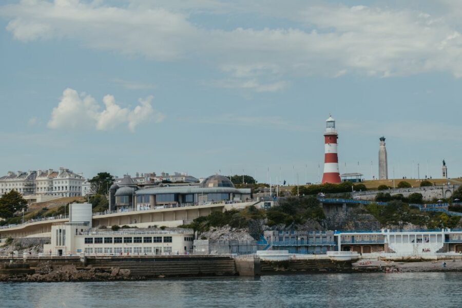Plymouth: 1-Hour Scenic Harbour Cruise - Turning toward the River Tamar and the naval dockyard pull-in