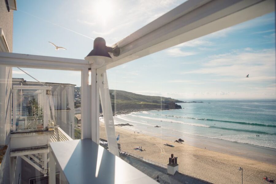 Porthmeor Beach: Tate St. Ives Gallery Entry Ticket - Atlantic Ocean views aren’t a side note at Tate St Ives