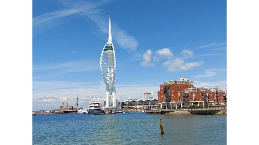 Portsmouth: Portsmouth of the Past Walking Tour - Entering Old Portsmouth from The Hard Interchange