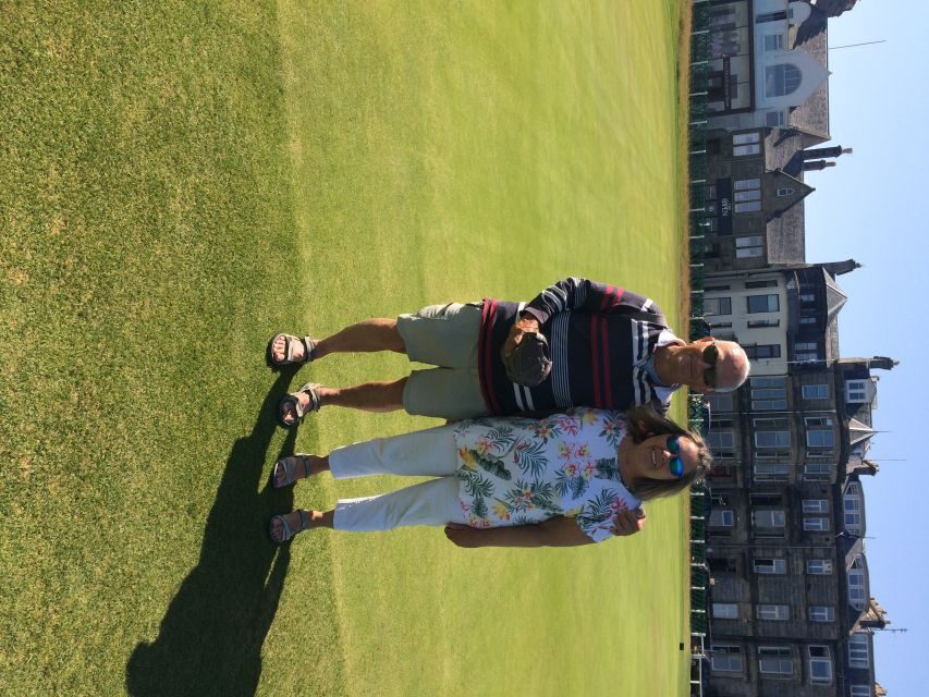 Private St Andrews: Home of Golf Old Course Tour - Old Course time: the 1st, 17th and 18th fairways explained