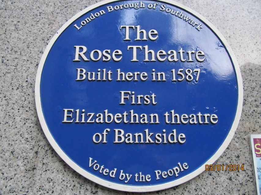Shakespeare in London Private Tour - Ferryman’s Seat, Rose Theatre Footprints, and the Actor-Friendly Route