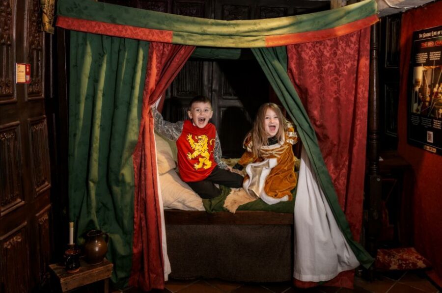 Stratford-upon-Avon: Tudor World Museum Entrance Ticket - Tudor World’s hands-on rooms: bed, dining room, throne room