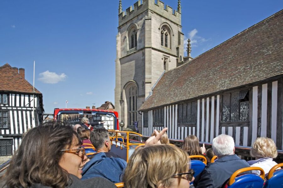 Stratford-upon-Avon:City Sightseeing Hop-On Hop-Off Bus Tour - Royal Shakespeare Theatre and the Avon River loop (Stop 2)