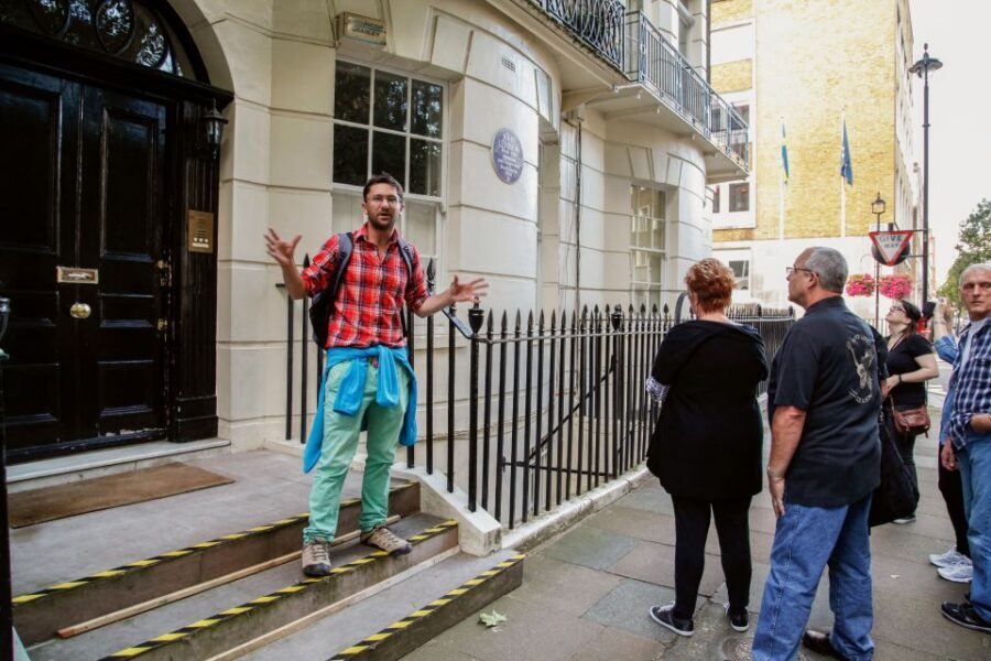 The Beatles London Walking Tour - Trident Studios site and Wardour Street: where the creative pipeline shows up