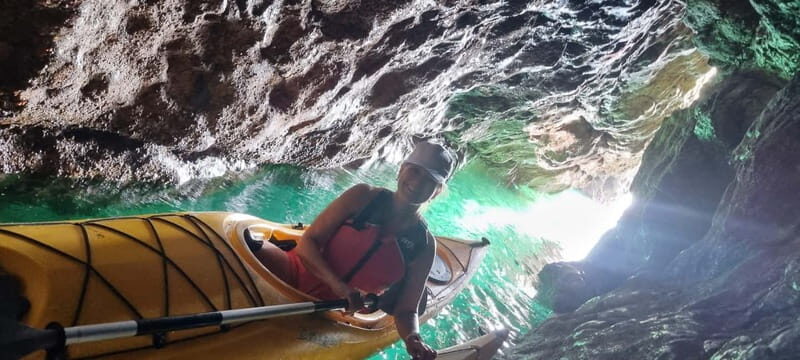 Torquay: Guided Wildlife, Bushcraft, Sea Cave Kayak Safari - Sea Caves, Rock Formations, and the English Riviera UNESCO Geopark