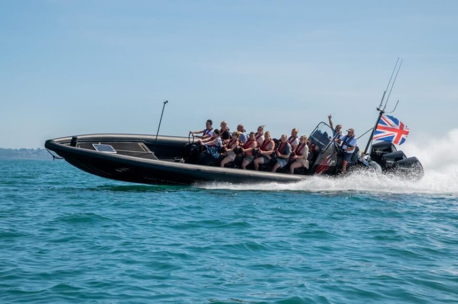 Torquay: High-Speed RIB Boat Ride - How the 30 Minutes Actually Works (Short Bursts and Coast Stops)