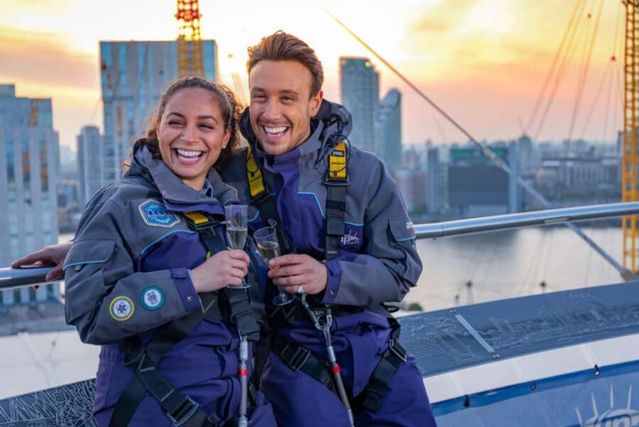 Up at The O2 Celebration Climb with Guide - The safety briefing you’ll actually use
