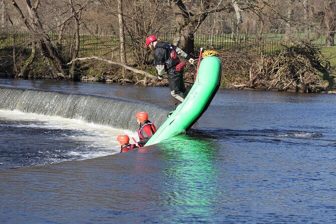 Whitewater Rafting on the River Dee in Llangollen - Guides Like Harry, Alex, Dan, Sol, and Zack Make the Difference