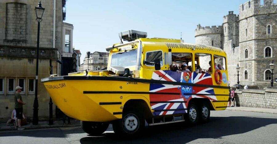 Windsor: Land and Water Amphibious Bus Sightseeing Tour - Live Commentary You Can Follow, Not Just Listen To