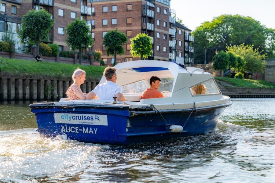 York: Self-Steer Boat Rental - Route Limits: Clifton Bridge and the Millennium Bridge Boundary