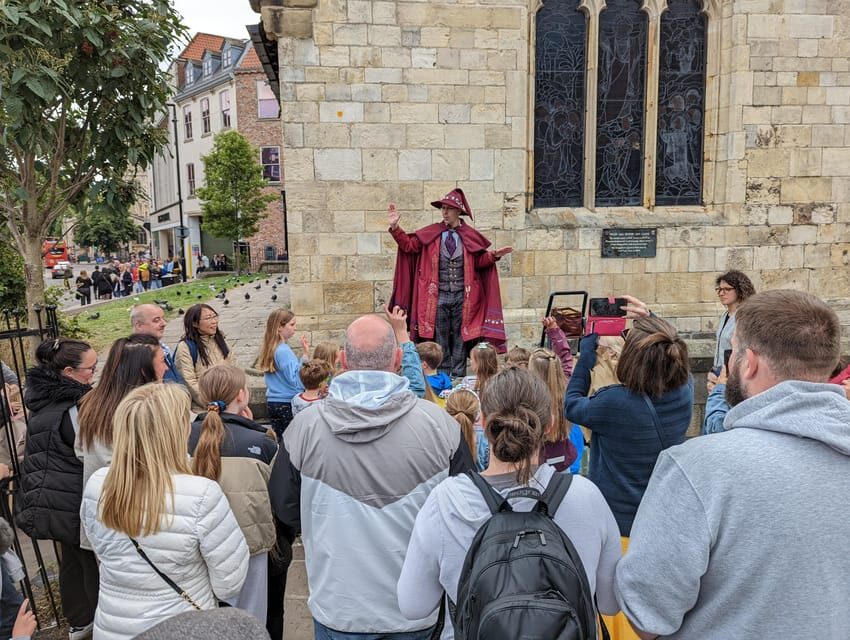 York: Wizard Walk of York Tour - Magic, Comedy & Family Fun - Shambles, Whip-Ma-Whop-Ma Gate, York Minster: the route in plain language
